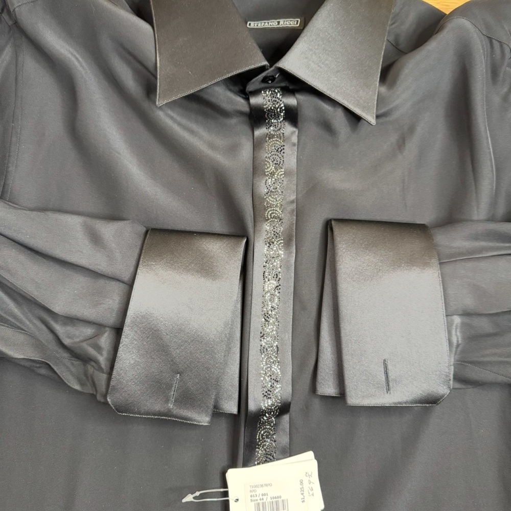 Men's Black Dress Shirt